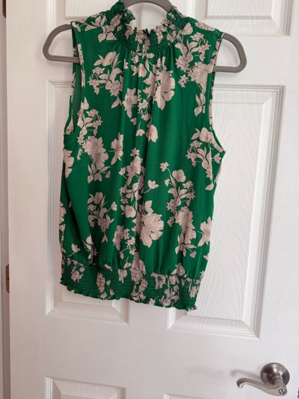 Sienna Sky womens green blouse sxM